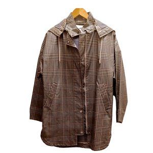 Zara Woman Plaid Raincoat (NWOT)